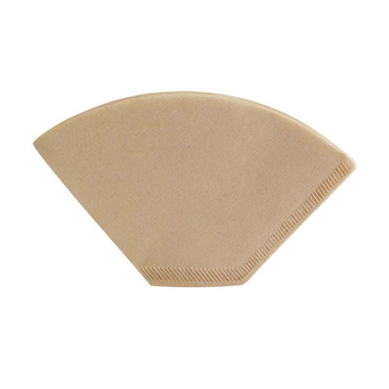 bluelans fan shaped hand drip brew coffee filter home office travel diy cafe paper 40 pcs