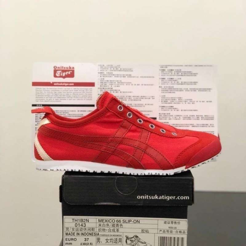 onitsuka tiger red white