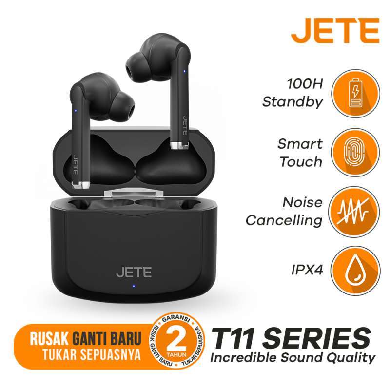 Promo JETE TWS T11 Earbuds Headset Bluetooth 5.1 - Garansi Resmi 2 Tahun di  Seller Doran Gadget Official Store - Kota Surabaya, Jawa Timur | Blibli