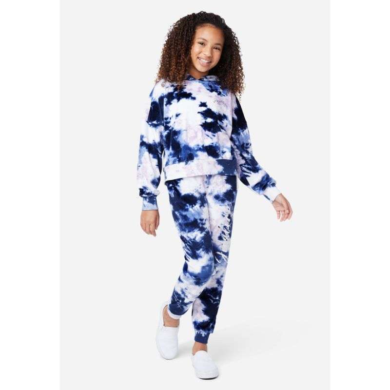Promo Justice Dip-Dye Joggers Navy Tie 