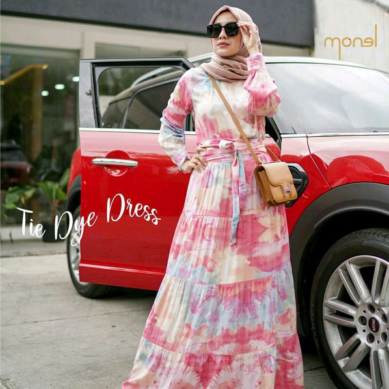 Tie Dye Dress di Seller Cha Cha Hijab 
