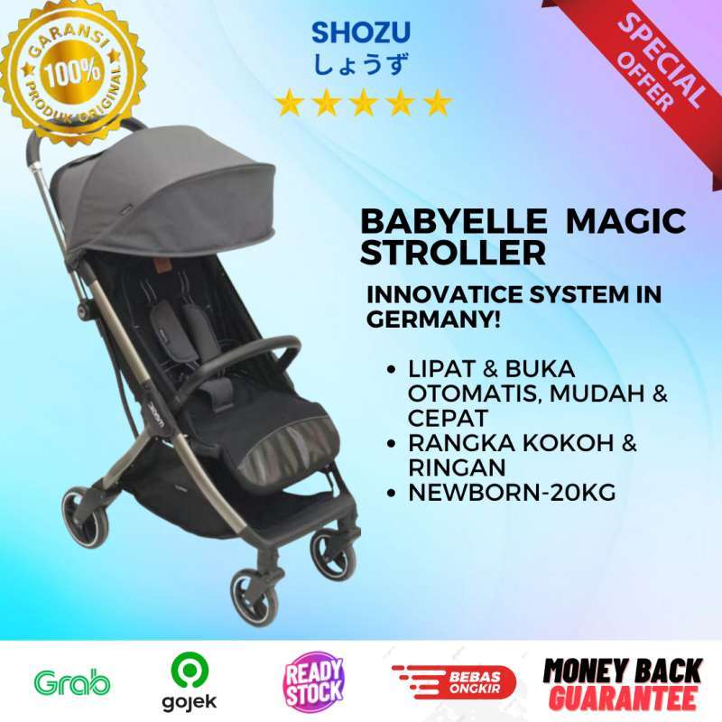 TERMURAH BABYELLE S629 MAGIC STROLLER LIPAT OTOMATIS MAGIC