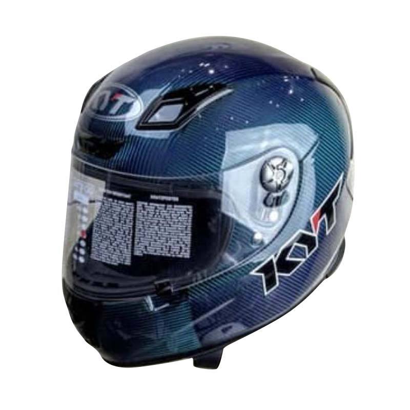 Jual KYT KR1 Helm Full Face Carbon Blue di Seller Mitra Jaya
