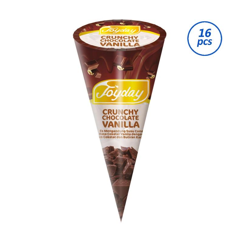 Jual Joyday Ice Cream Crunchy Chocolate Vanilla Es Krim 1 Karton 16 Pcs Online Oktober 2020 Blibli Com