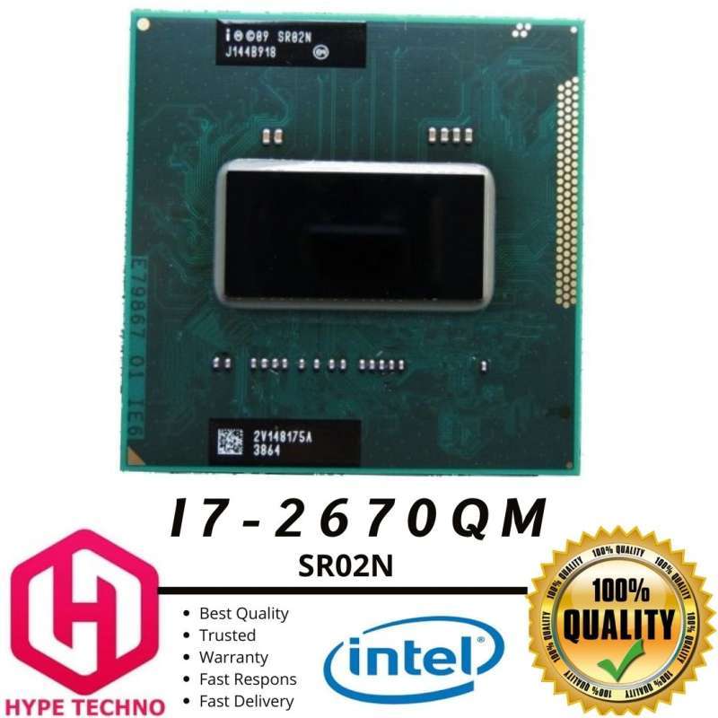 Jual Intel I7 2670qm Sr02n 4cores 8threads Socket G2 Fcpga988. Processor Laptop Up To 3.1ghz Intel Hd Graphics 3000 best Quality Product Di Seller Hype Techno Cipedes Kota Bandung Blibli