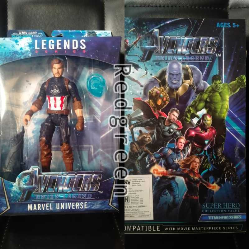 Promo Marvel Universe Captain America Legends Series Avengers