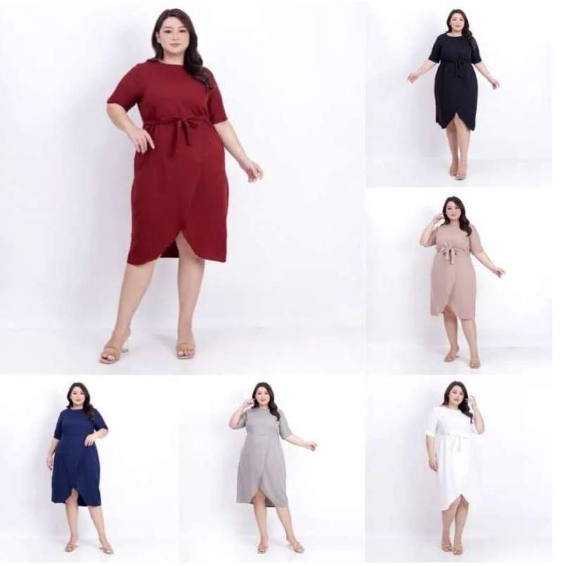 Dress big size import outlet