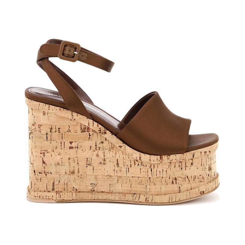 Honey Palace Wedge Sandals Brown 