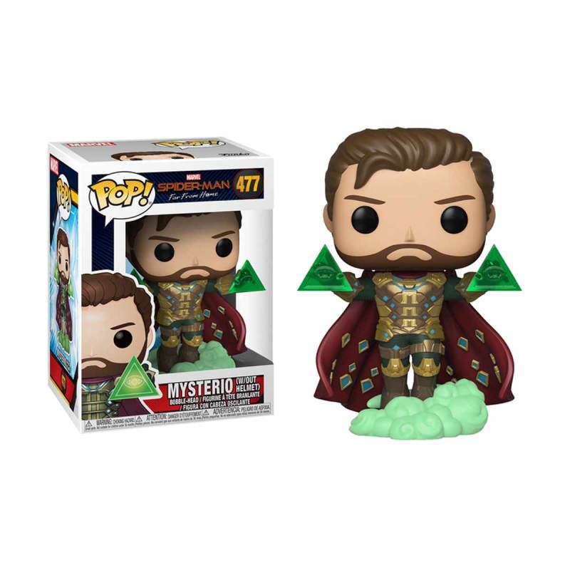 iron spider unmasked funko pop