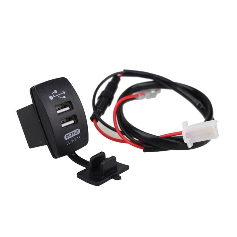 Jual Bluelans Waterproof Dual Usb Power Outlet Socket Adapter Car Charger Online November 2020 Blibli