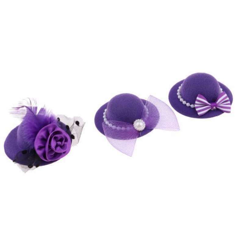 Promo 2x3Pcs Vintage Bowler Hat Cap for 