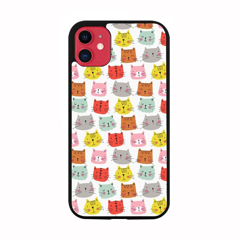 cococase casing hardcase iphone 11 case cute cats g0080 full02