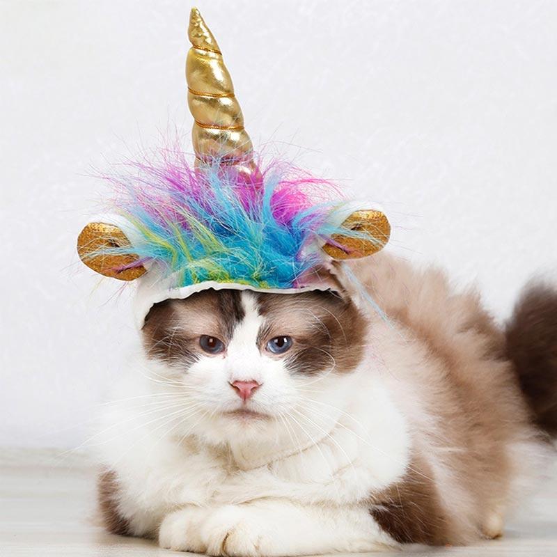 Jual Eds Unicorn Cute Christmas Dress Up Headwear For Kitty Puppy