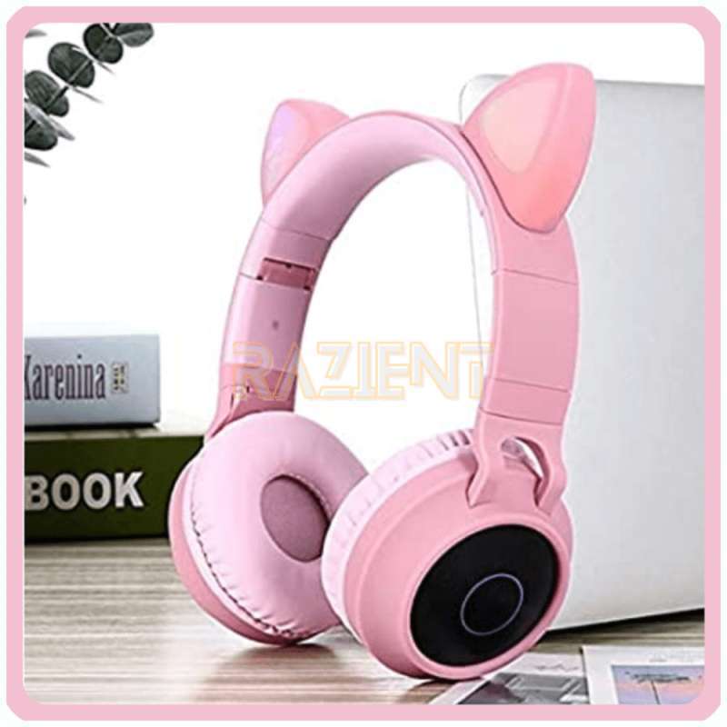 Jual Wireless Headphone Bluetooth 5.0 Rgb Mic Gtippor Cute Cat Ear Bt028C  Kode 045 di Seller Cakradenta Agung - Kota Jakarta Pusat, DKI Jakarta |  Blibli