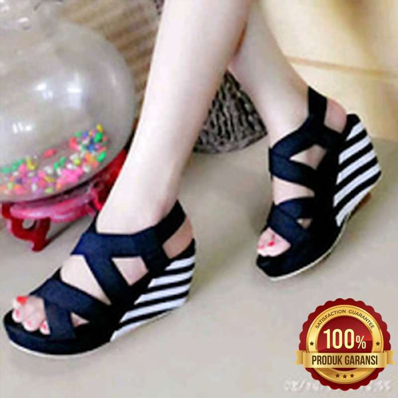 Harga sandal wedges clearance