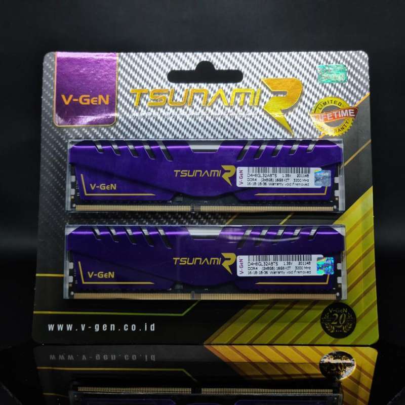 Ram Ddr4 16gb Vgen Tsunami 16gb 3200mhz 16gb Kit Vgen Tsunami 16gb