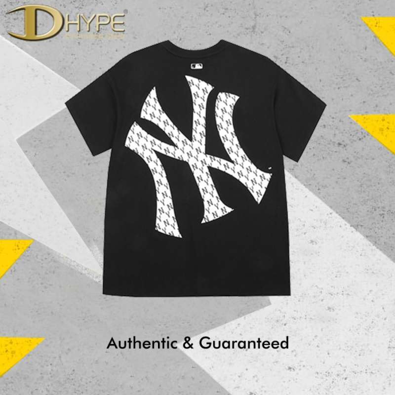 Jual MLB NY Yankees Mega White Logo Tee 