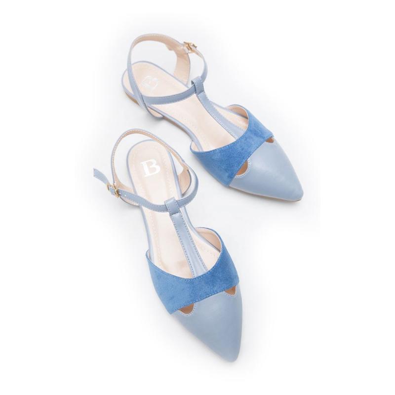 Jual Berrybenka Dothy Avva T Bar Sepatu Flats Wanita Blue Online November 2020 Blibli Com