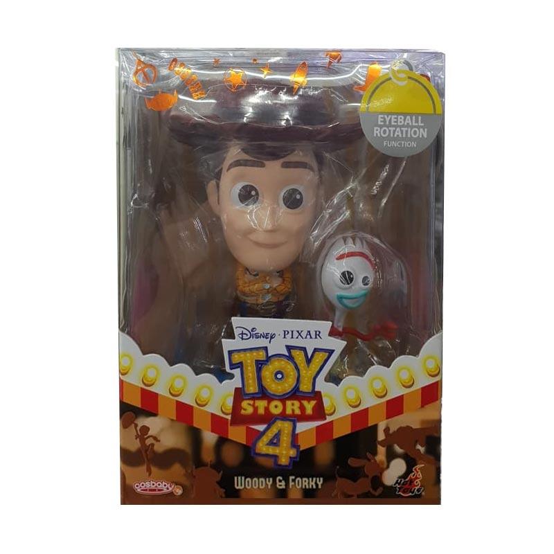 Jual Hot Toys Cosbaby Toy Story 4 Woody Forky Action Figure