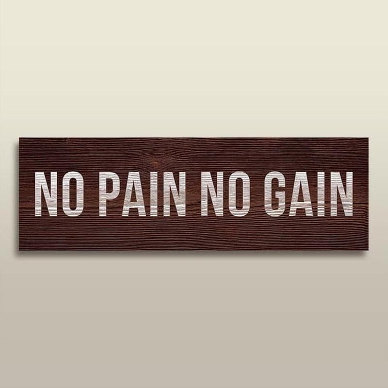 Jual Kataku Pictbox No Pain No Gain Hiasan Dinding Murah Maret