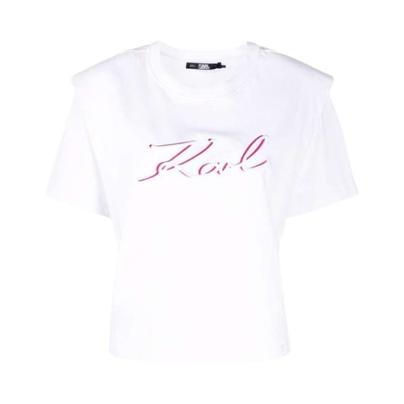 Karl Lagerfeld Signature Logo T-Shirt 