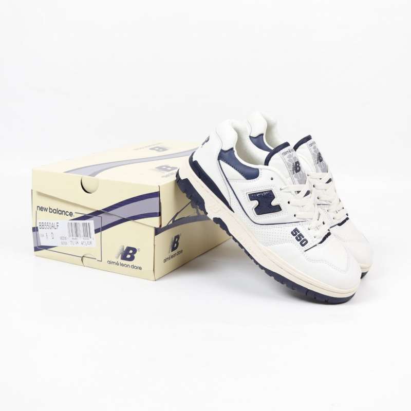new balance 550 white blue
