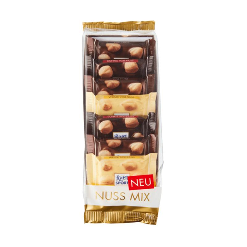 Jual Ritter Sport Mini Nuss Mix Cokelat 7 Pcs Online Desember 2020 Blibli