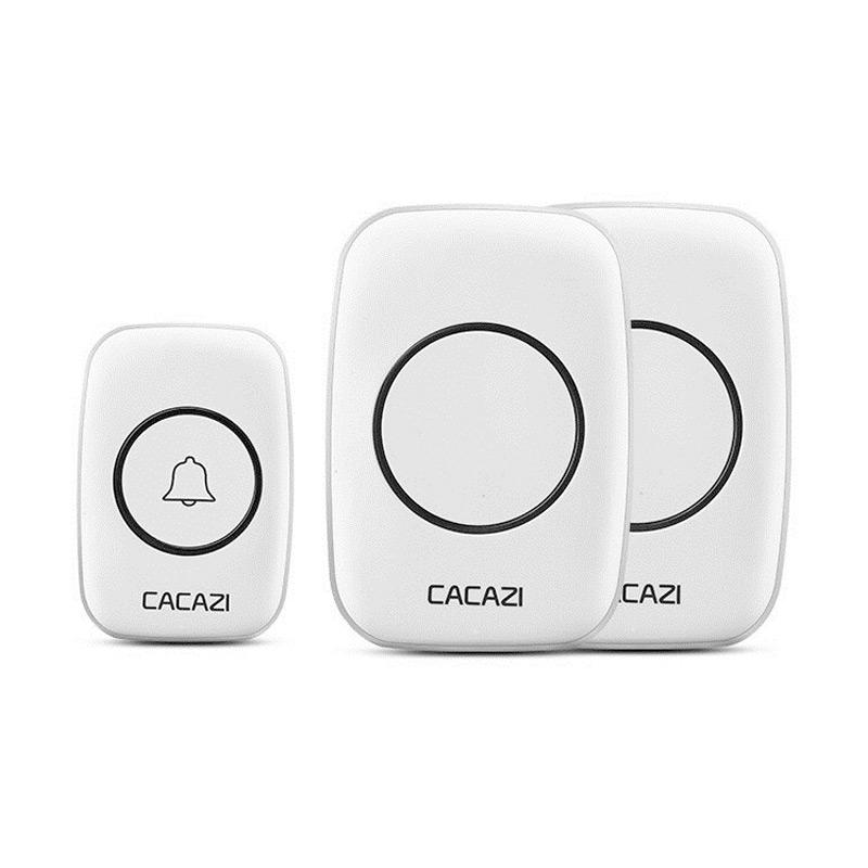 cacazi wireless door bell with 2 receiver