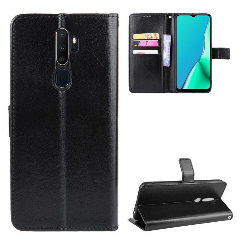 Jual Premium Flip Cover Wallet Leather Case Oppo A9 2020 Casing