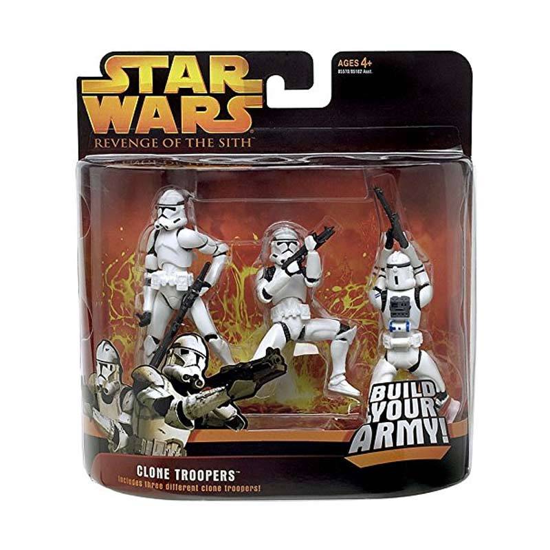 Jual Hasbro Star Wars Revenge Of The Sith Clone Troopers Action Figure 3 75 Inch Online September 2020 Blibli Com