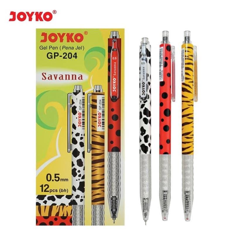 Jual Pulpen Gel Pen Savanna Joyko Gp 204 12 Pcs Ballpoint Pena Pen 0 5 Mm 1 Pack Online Desember 2020 Blibli
