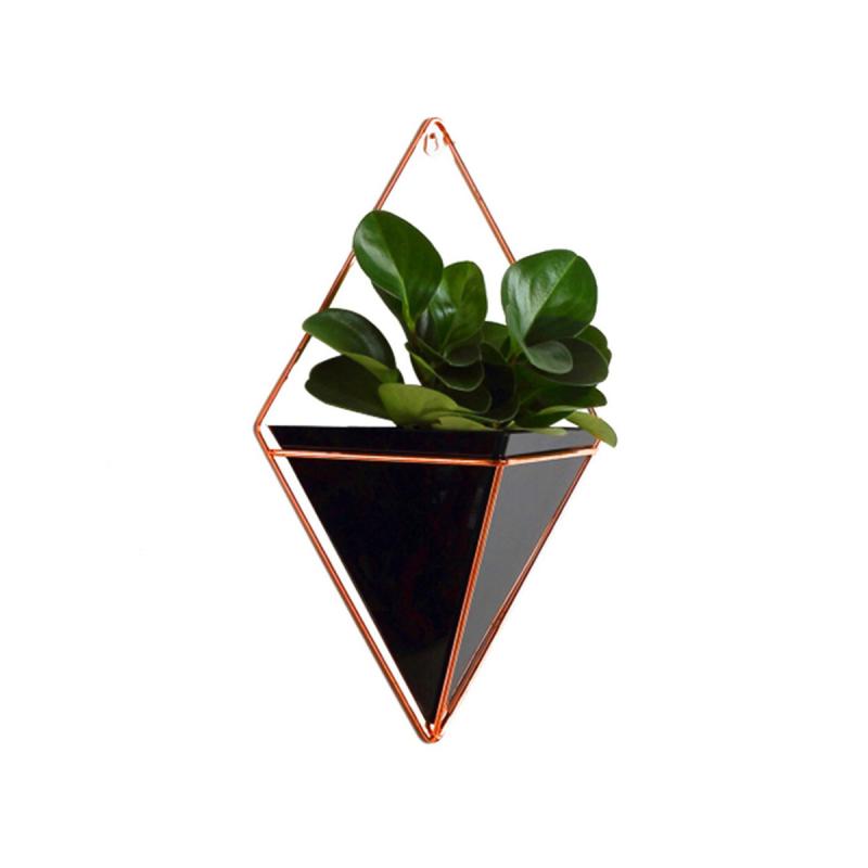 Jual Eds Acrylic Flower Pot Iron Plant Holders Set Indoor Hanging