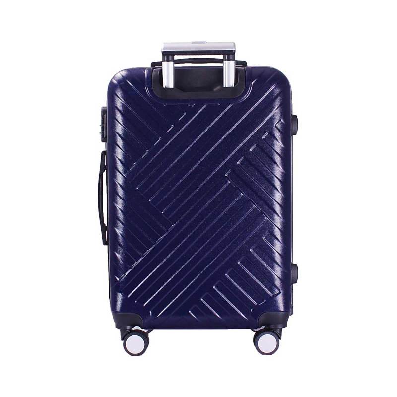 real polo tas koper set kabin hardcase fiber abs 4 roda putar ejfc size 20 24 inch