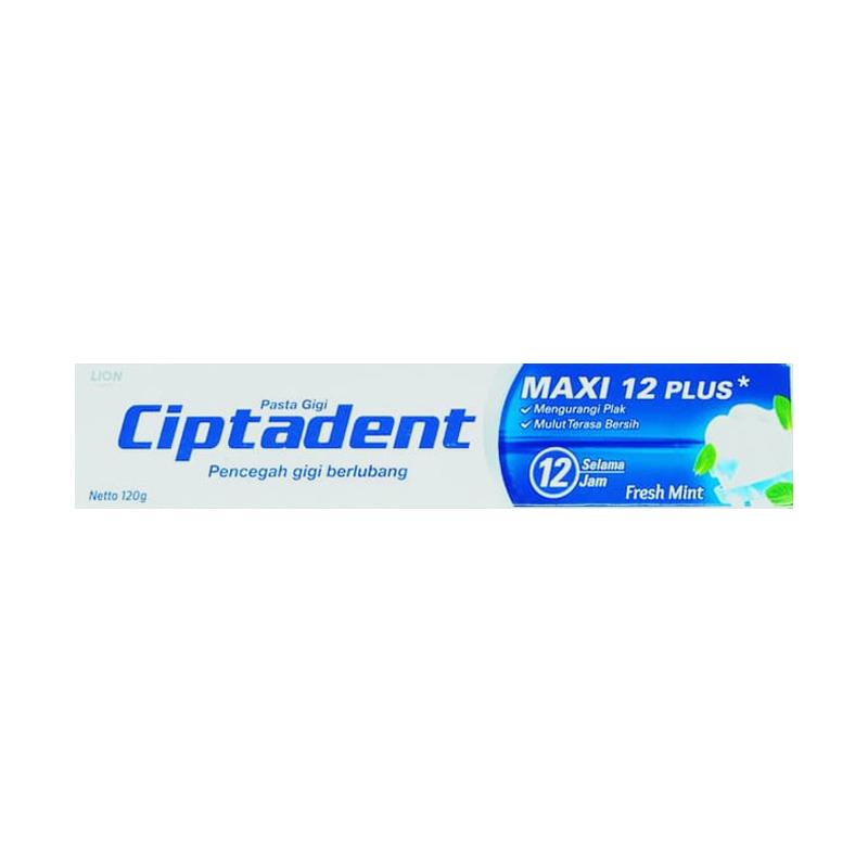 Jual Ciptadent Pasta Gigi Odol Maxi 12 Plus Fresh Mint 120 Gram Online Desember 2020 Blibli