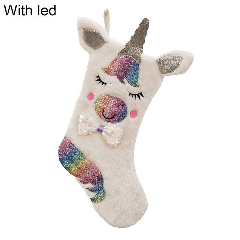 Jual Bluelans Christmas Unicorn Stocking Sock Xmas Tree Hangging