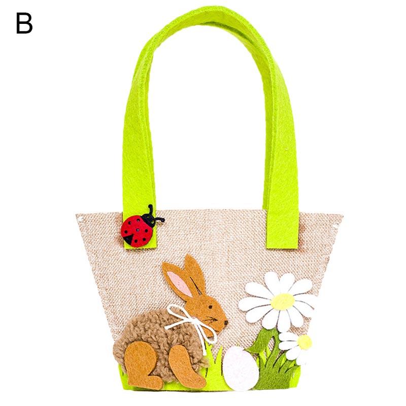 Coin Purse Easter Eggs Rabbit Wallet Buckle Clutch Handbag For Women Girls Gift
