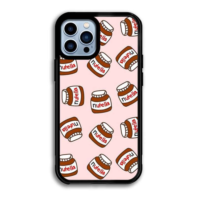 Casing Hardcase Custom iPhone 13 Pro Nutella Chocolate Pattern L3501
