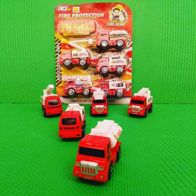 Jual Mainan Mobil Pemadam Kebakaran Kecil Fireman Set 5 Pcs Online Oktober 2020 Blibli Com