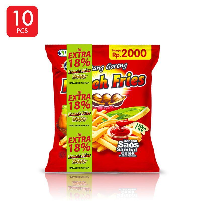 Jual Siantar Top French Fries 2000 Snack 16 G 10 Pcs Murah