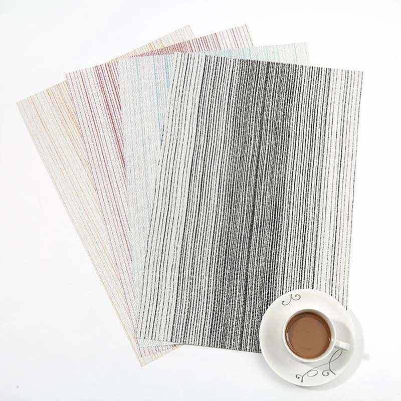 Jual H Ikea Pvc Gradient Color Strip Heat Protection Table Mat Placemat Size M Online September 2020 Blibli Com