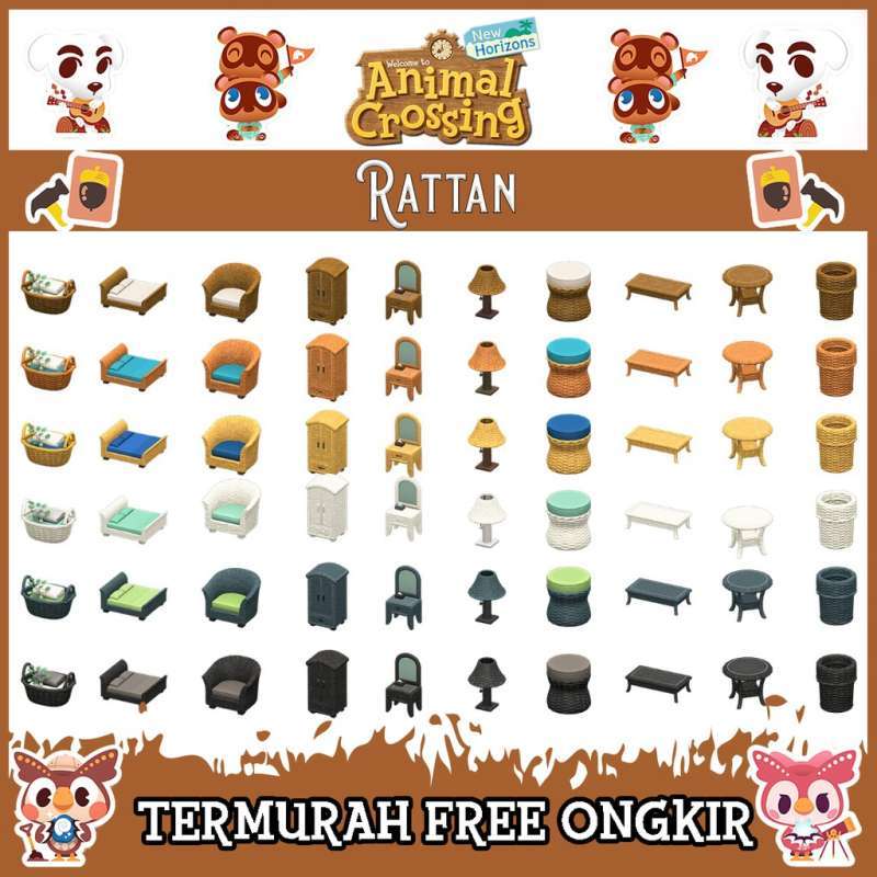 Rattan chair animal crossing sales