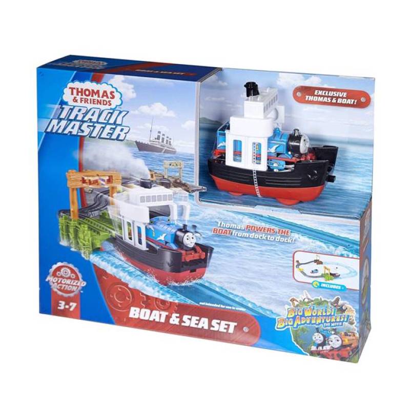 trackmaster boat & sea set