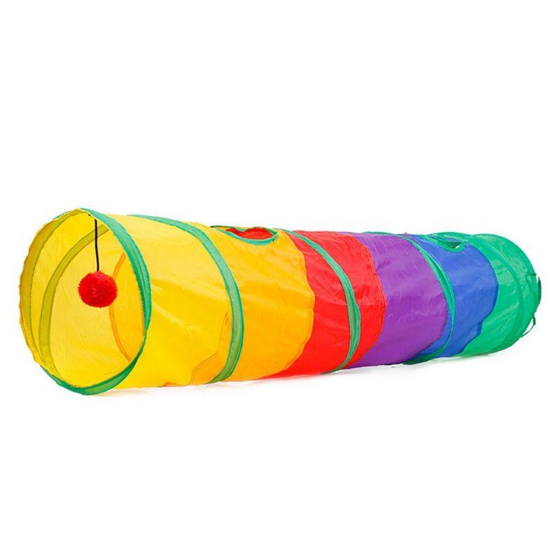 Jual H Ikea Oasismall Funny Pet Tunnel Cat Toys Foldable Rainbow Tent Kitten Toy Online September 2020 Blibli Com