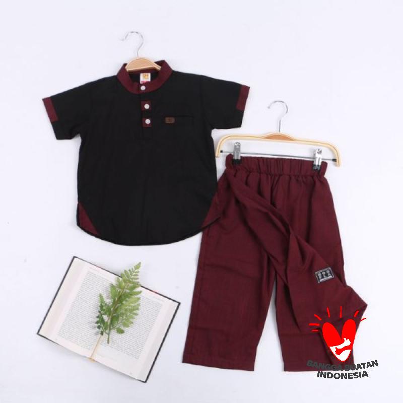 Hoofla Kids New Koko Hoofla Sarcel Set Pakaian Muslim Anak
