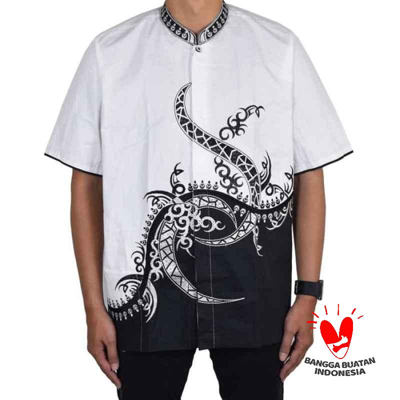 Jual Mozola Busana Muslim Lengan Pendek Bordir Me 09 Baju Koko Pria Murah Maret 2020 Blibli Com