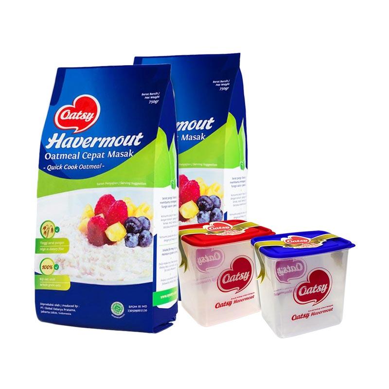 Jual Oatsy Quick Cook Oatmeal 750 G Free Container Murah Maret