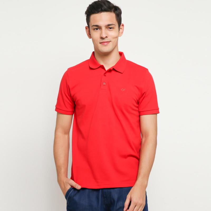 Jual Country Fiesta Polo Shirt Lengan Pendek Pria Red