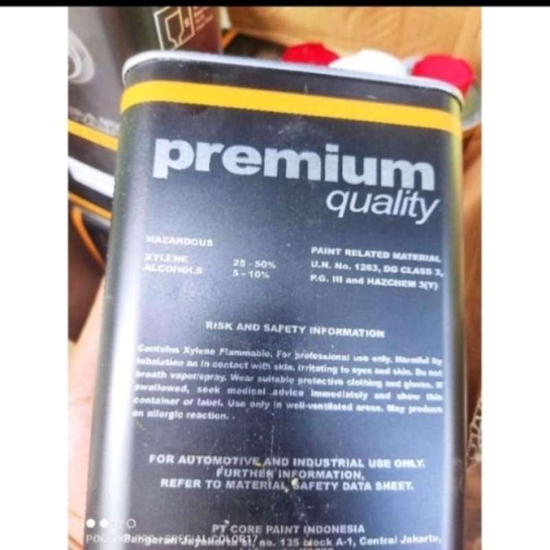 Jual clear/ pernish core paint 1liter 4:1 fast dry di Seller ...