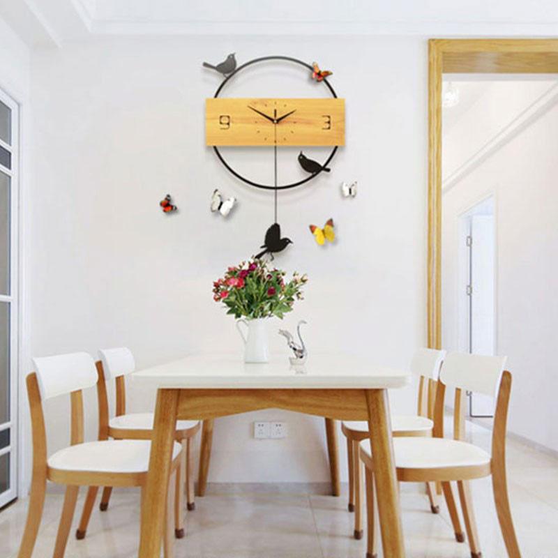 Jual H Ikea Nordic Bird Wall Decoration Home Decoration Wall Clock Wall Decoration Hanging Wall Fashion Simple Living Room Clock Online September 2020 Blibli Com