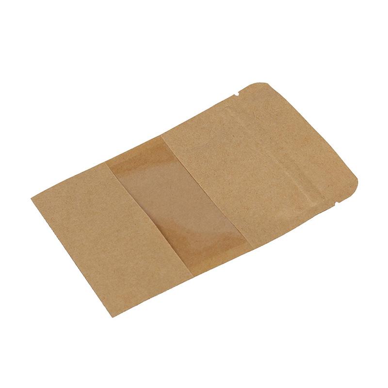 Jual H Ikea 100pcs Coffee Seeds Sweets Ziplock Seal Kraft Paper Bag Window Stand Up Sealable Pouch Small Size Online September 2020 Blibli Com